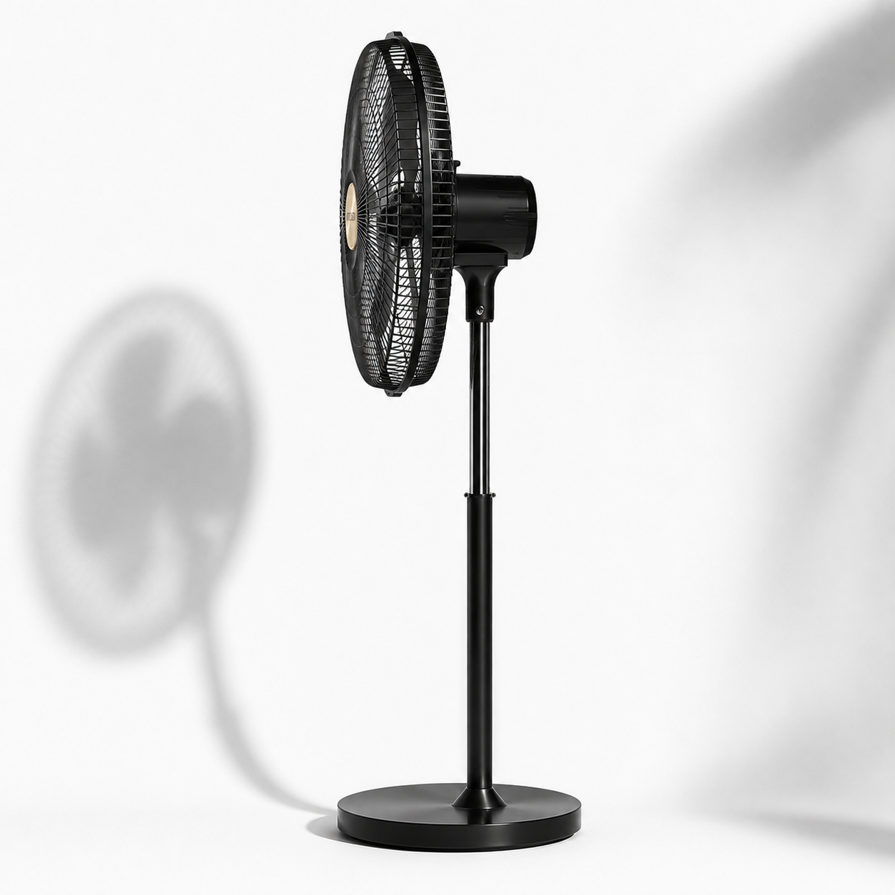 Ventilateur Sur Pied Windser Noir Mat - Oscillation Automatique